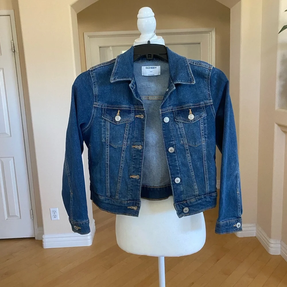 Old Navy Kids Classic Blue Jean Jacket Timeless Design